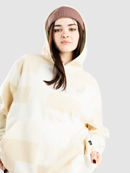 Vans Winter Checker Bloussant Hoodie wit