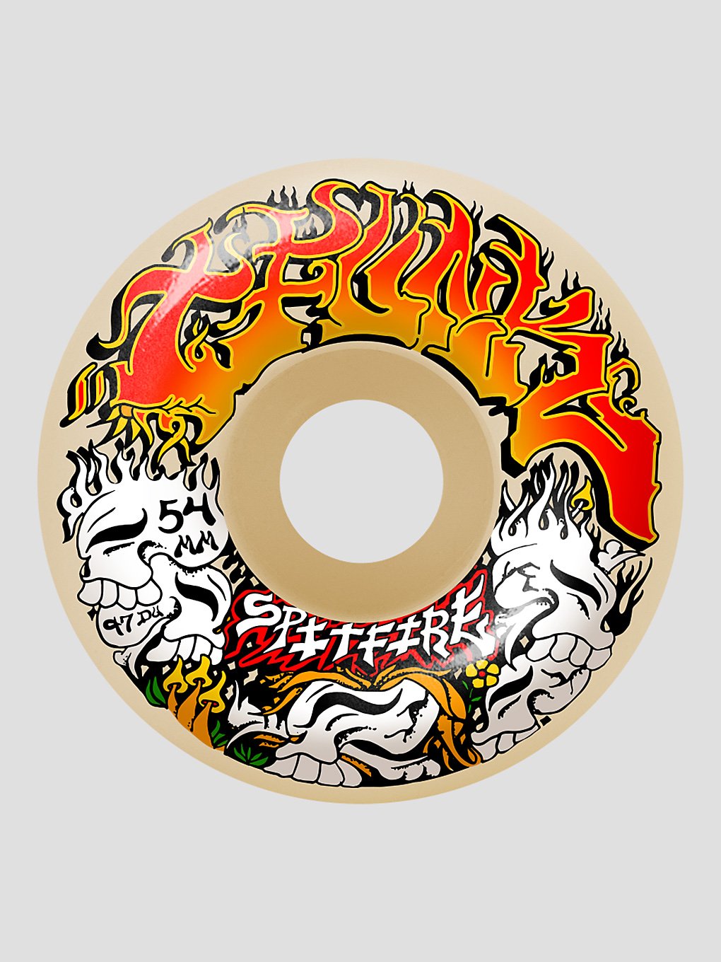 Spitfire F4 97 T Funk Savie Radial Full 54mm Wielen wit