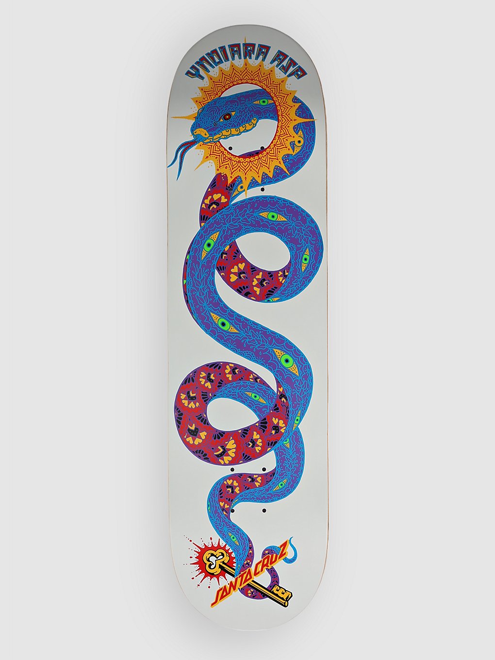 Santa Cruz Asp Slither Vx 8.25" Skateboard deck wit