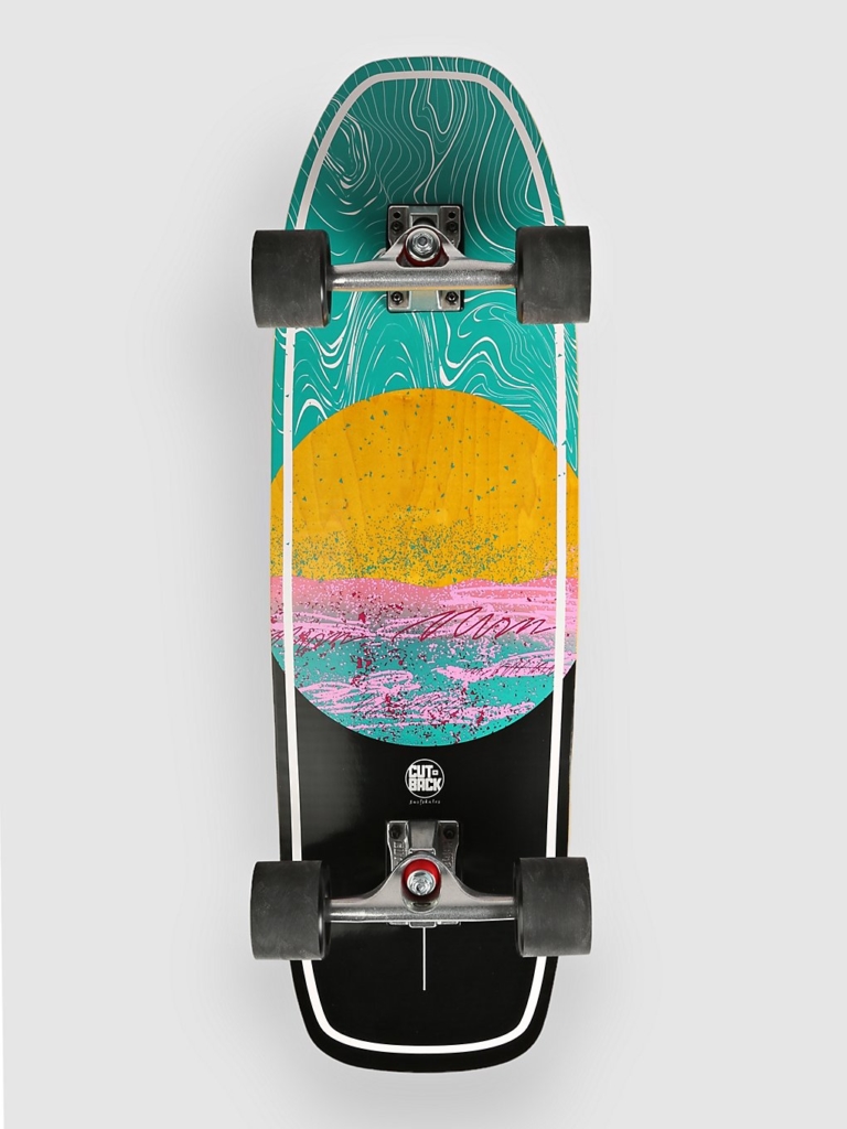 Cutback Surfskates Sunset 32″ Surfskate zwart