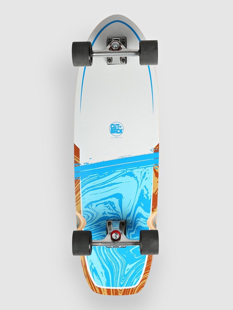 Cutback Surfskates Splash 34″ Surfskate blauw