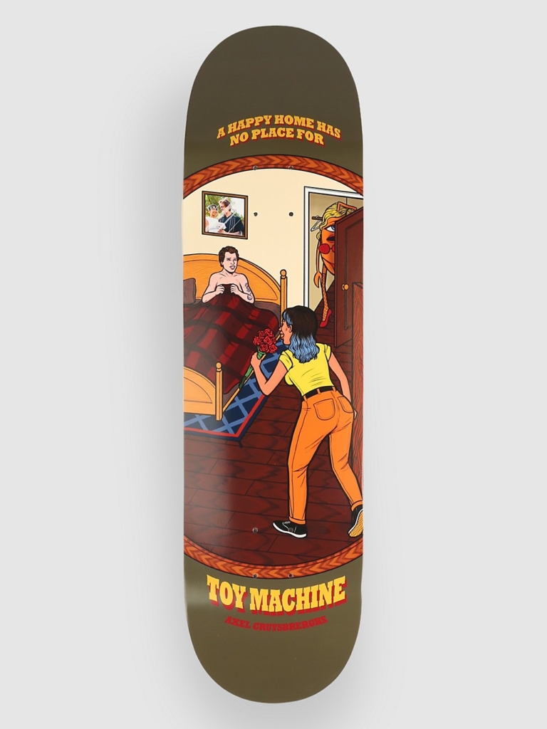 Toy Machine Axel Happy Home 8.38″ Skateboard deck bruin