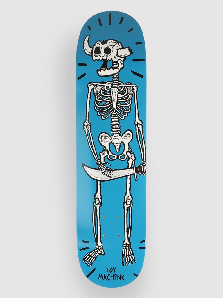 Toy Machine Dead Skeleton 8″ Skateboard deck blauw
