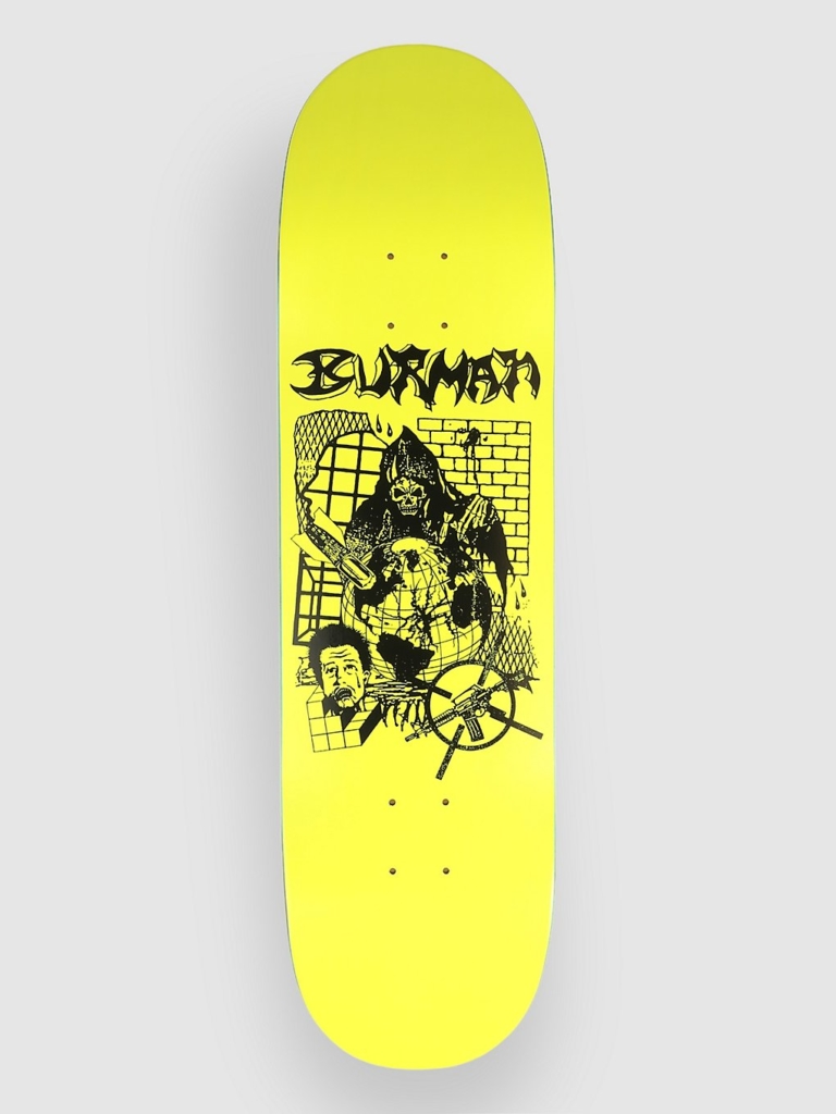 Zero Burman End Of Time 8.5″ Skateboard deck geel