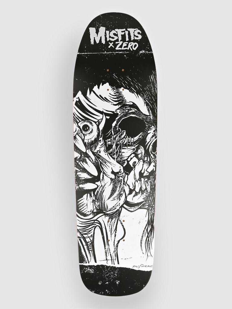 Zero X Misfits Evil Eye Shaped 9.5″ Skateboard deck zwart