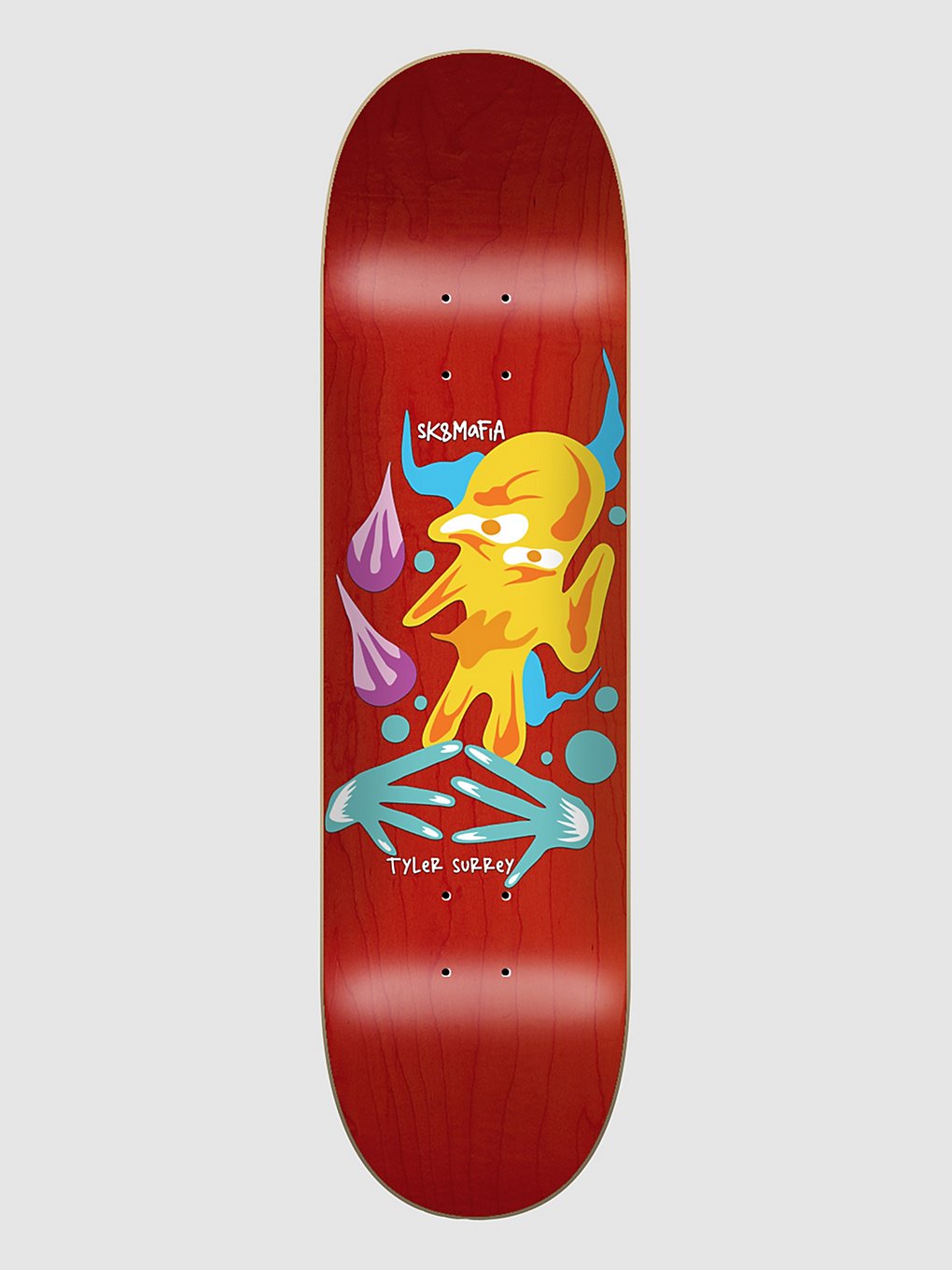 SK8 Mafia Surrey Skeet 8.25" Skateboard deck rood