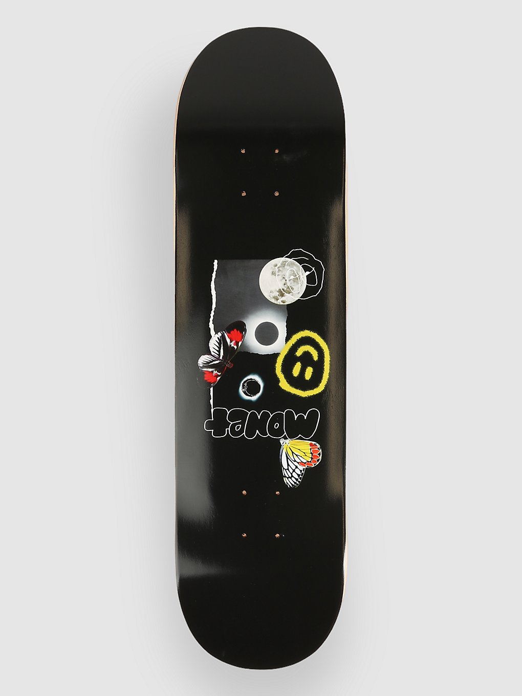 Monet Skateboards Moon 8.5" Skateboard deck zwart