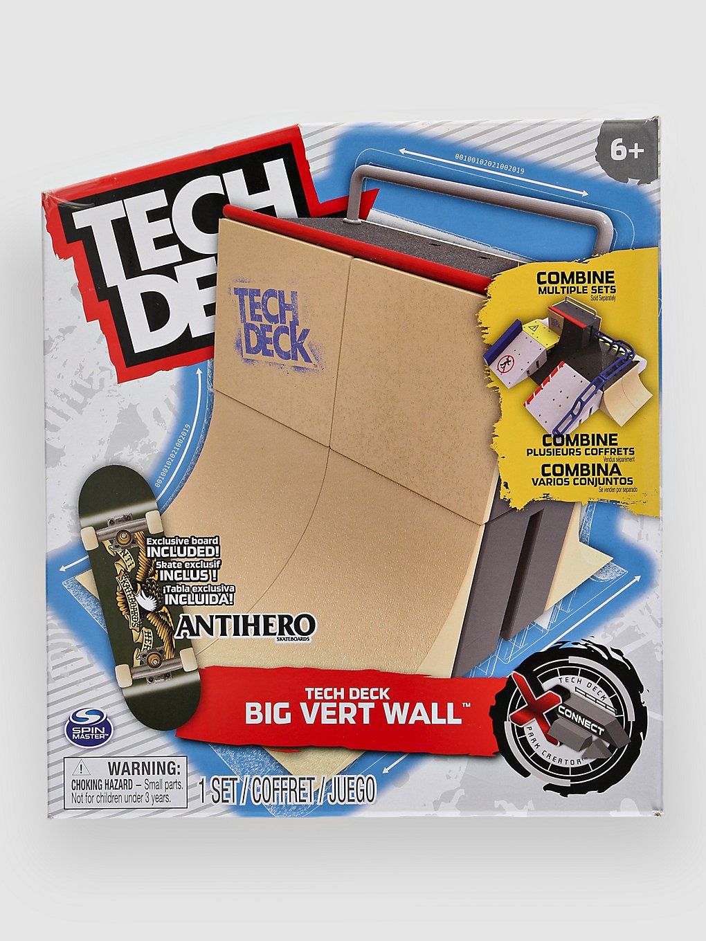 TechDeck Big Vert Wall X Connect Rampe patroon