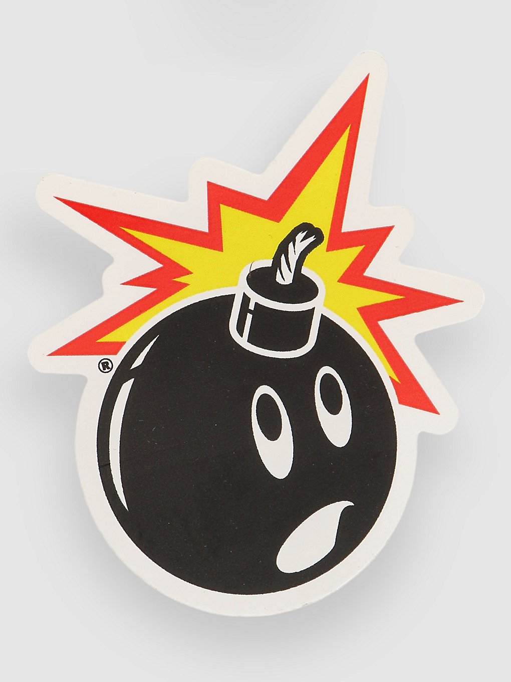 Adam Bomb Logo Sticker zwart