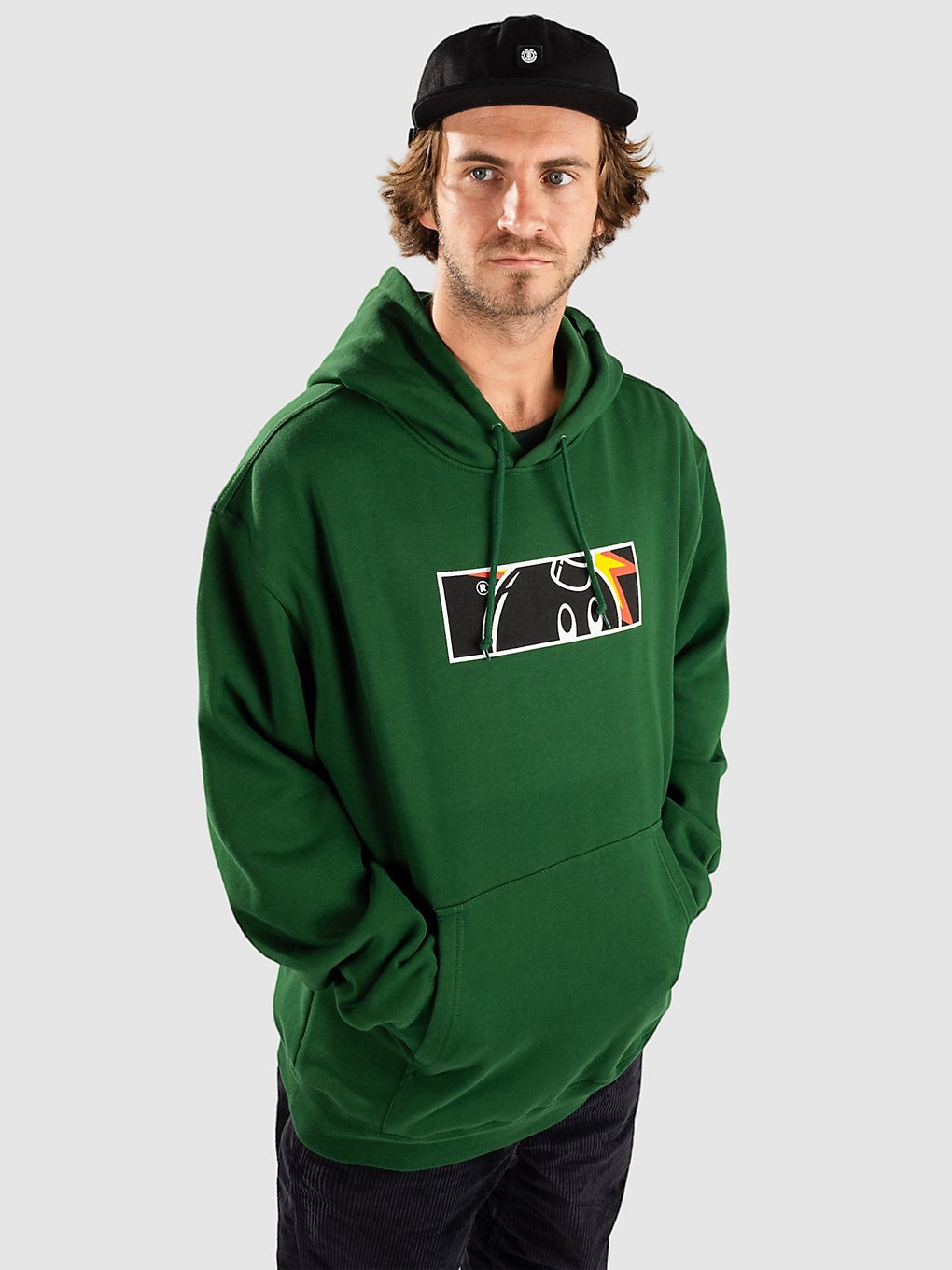 Adam Bomb Rectangle Hoodie groen