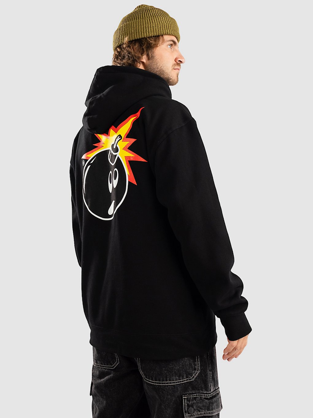 Adam Bomb Hoodie zwart