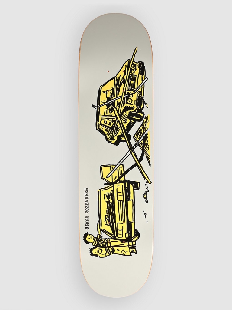 Polar Skate Oskar Rozenberg Drivers License 8.25″ Skateboard deck grijs
