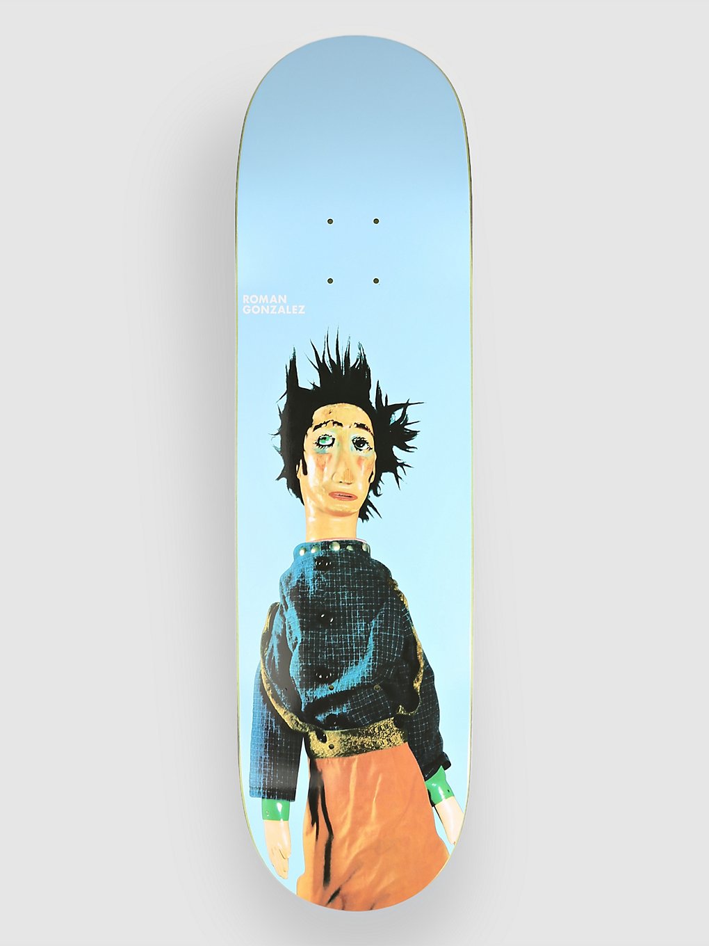 Polar Skate Roman Gonzalez Lorca 8.5" Skateboard deck blauw