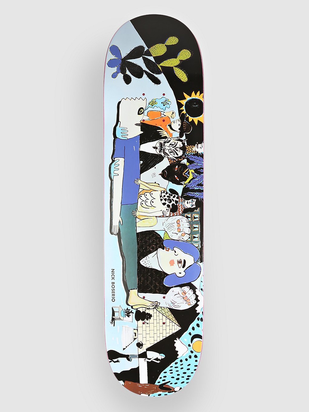 Polar Skate Nick Boserio Group Healing 8.25" Skateboard deck patroon