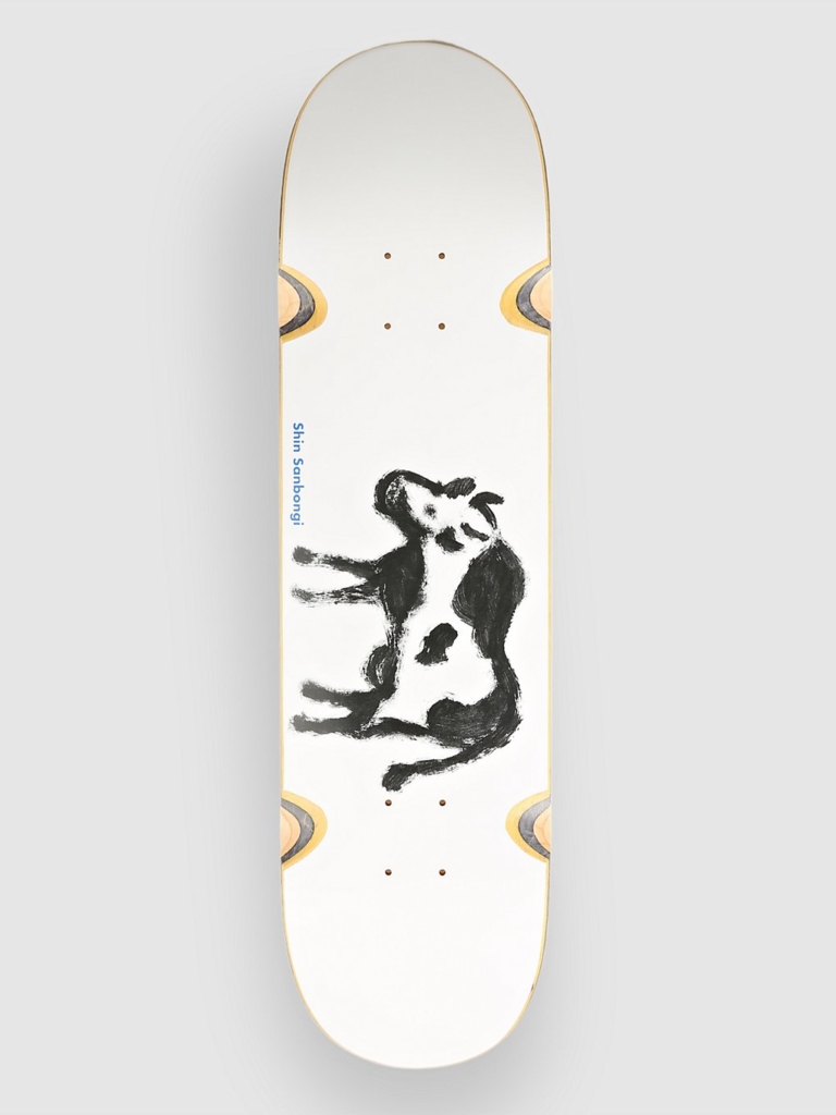 Polar Skate Shin Sanbongi Cow Devil Wheel Well 8.25″ Skateboard deck wit