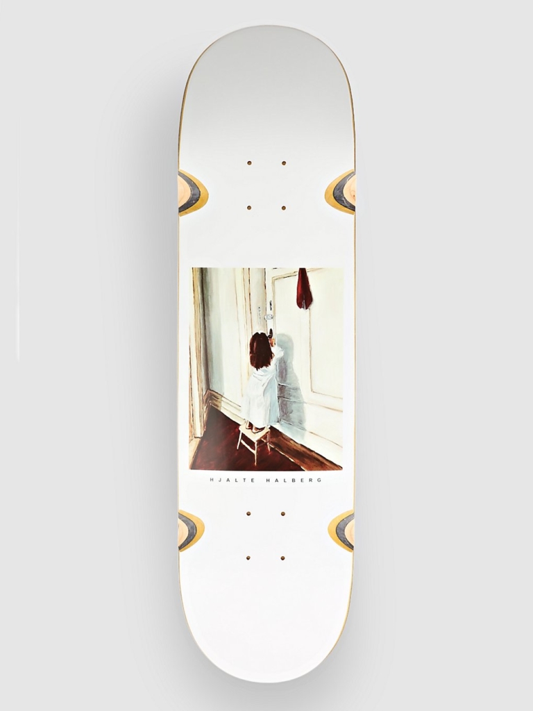Polar Skate Hjalte Halberg Keyhole Wheel Well 8.5″ Skateboard deck wit