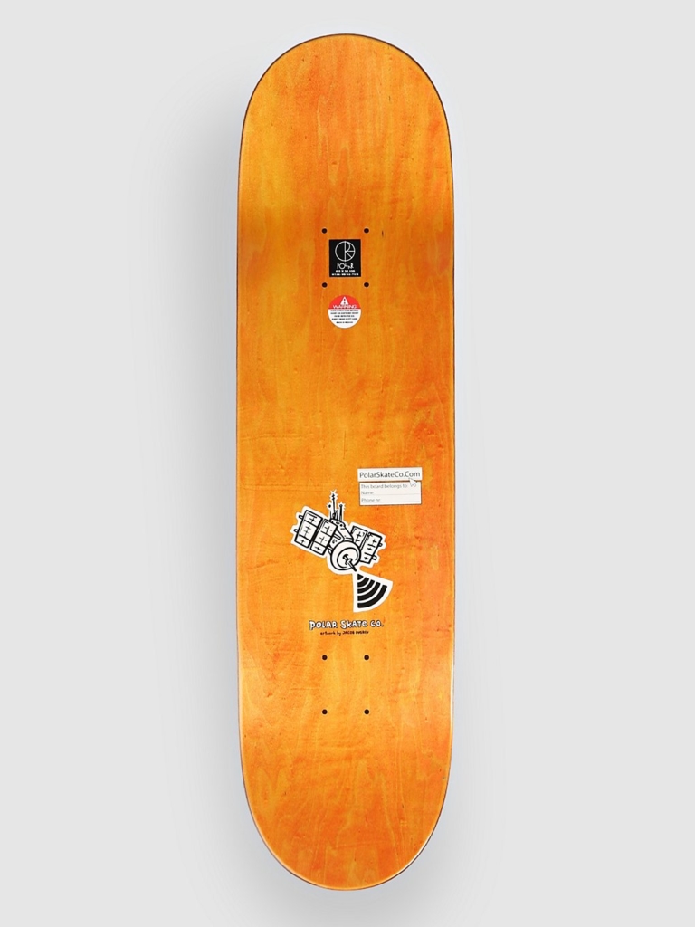 Polar Skate Aaron Herrington Planet Herrington 8.5″ Skateboard deck geel