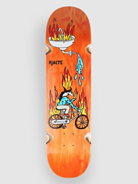 Polar Skate Hjalte Halberg Fire Ride Wheel 8.25" Skateboard deck oranje