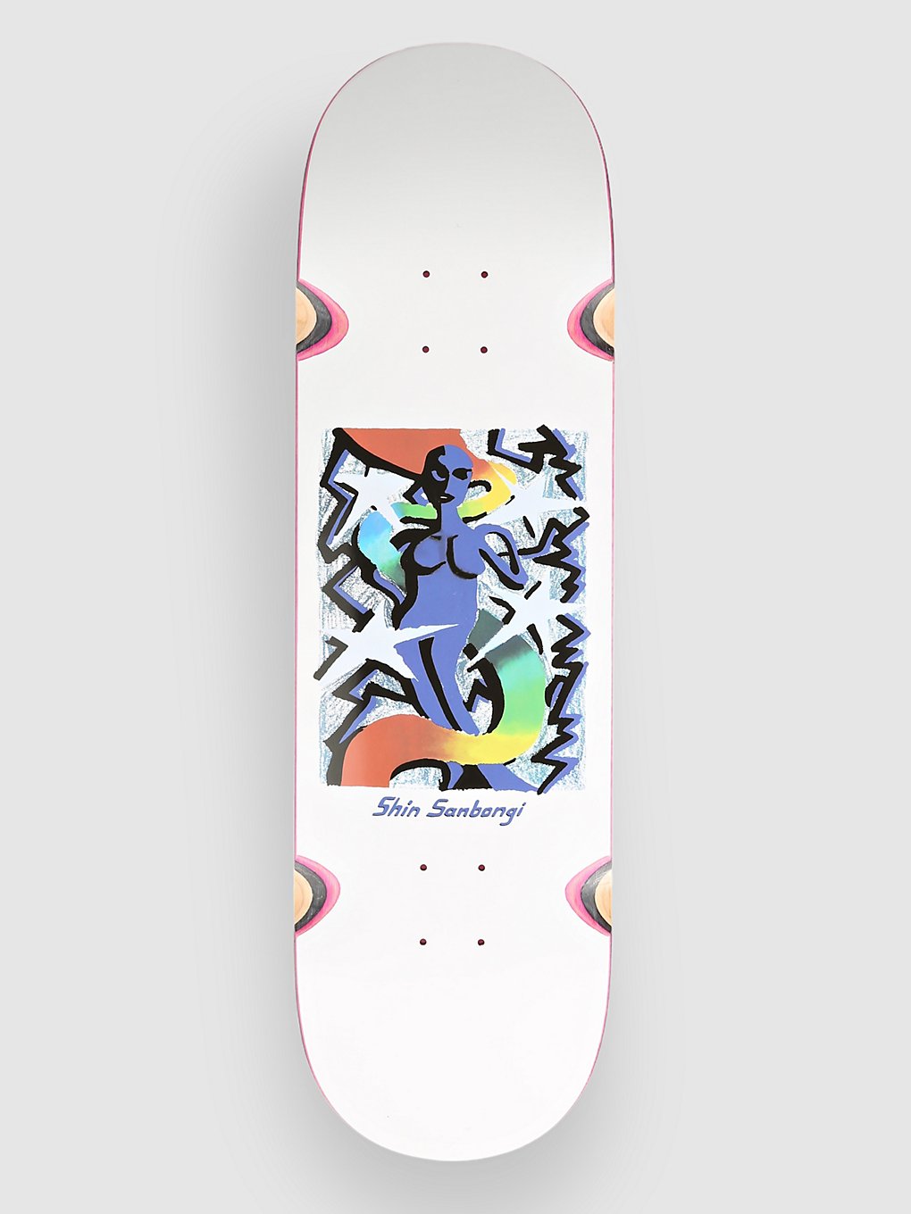 Polar Skate Shin Sanbongi Queen Wheel Well Sr 9" Skateboard deck wit