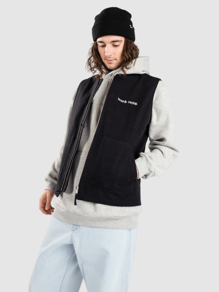 Beyond Medals Baekkel Canvas Bodywarmer zwart