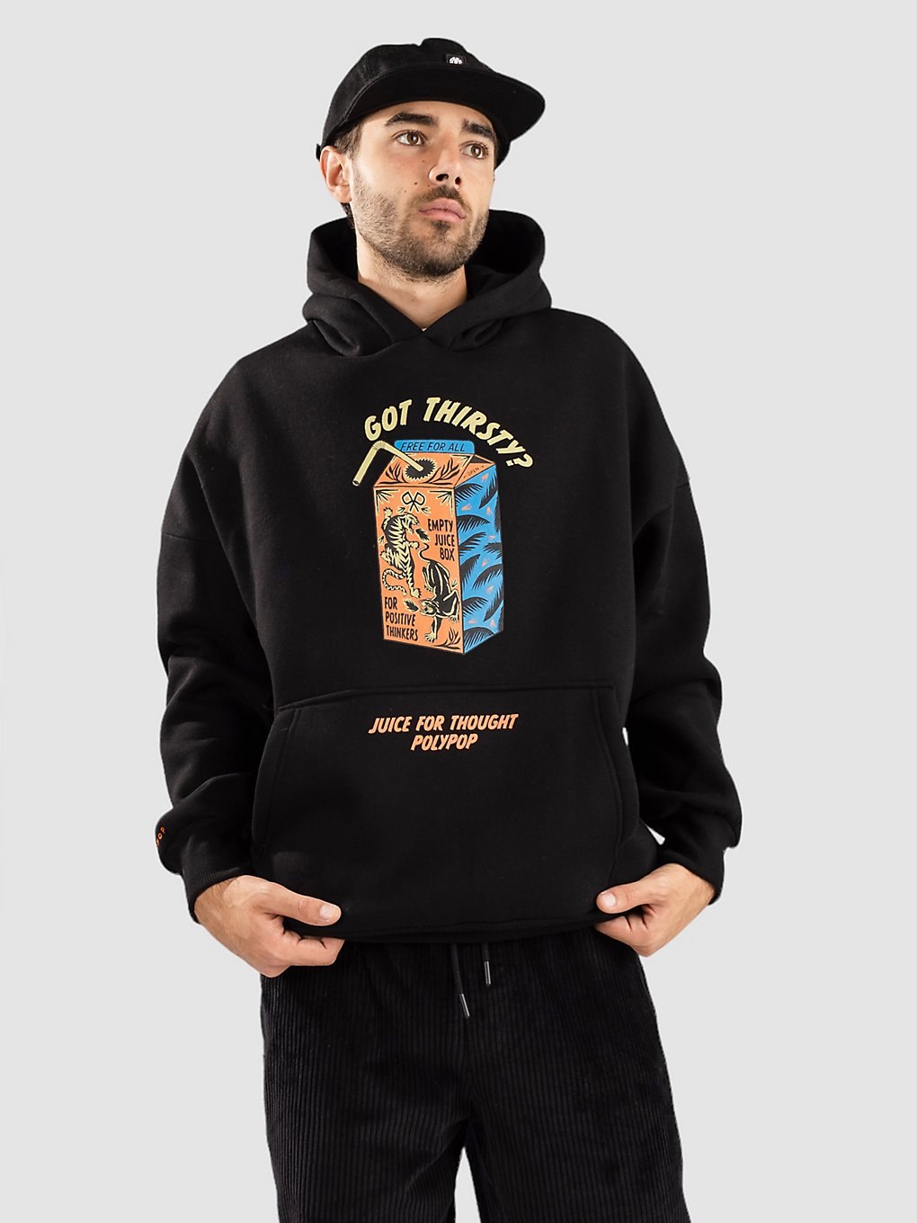 Polypop Juice Box Hoodie zwart