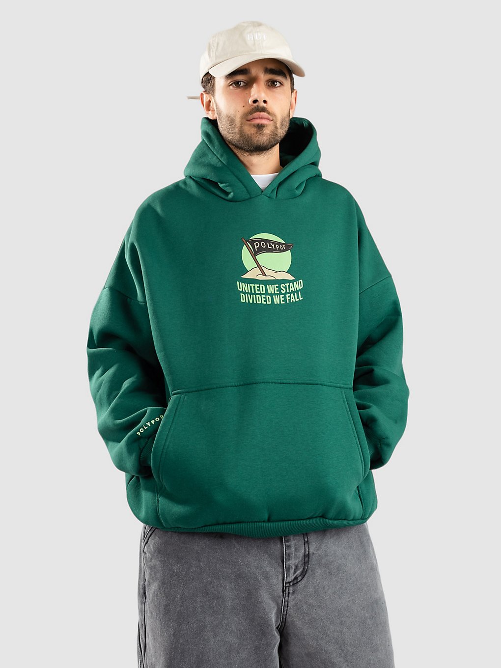 Polypop Unite Hoodie groen