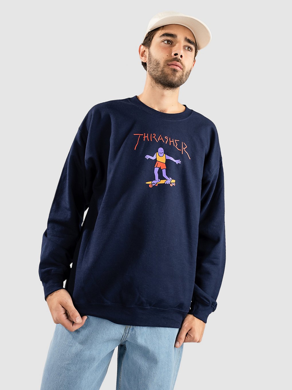 Thrasher Gonz Fill Trui blauw