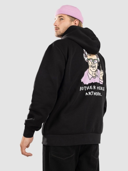 Brother Merle Betty Retro Hoodie zwart