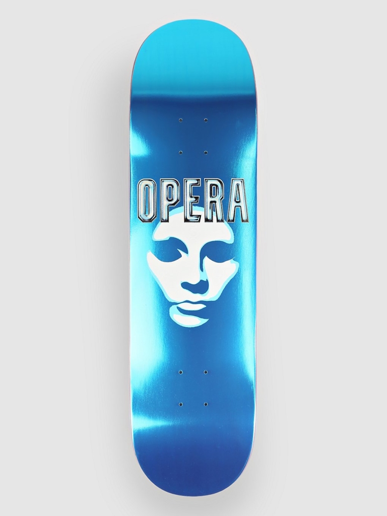 Opera Skateboards Mask Logo 8.5″ Skateboard deck blauw