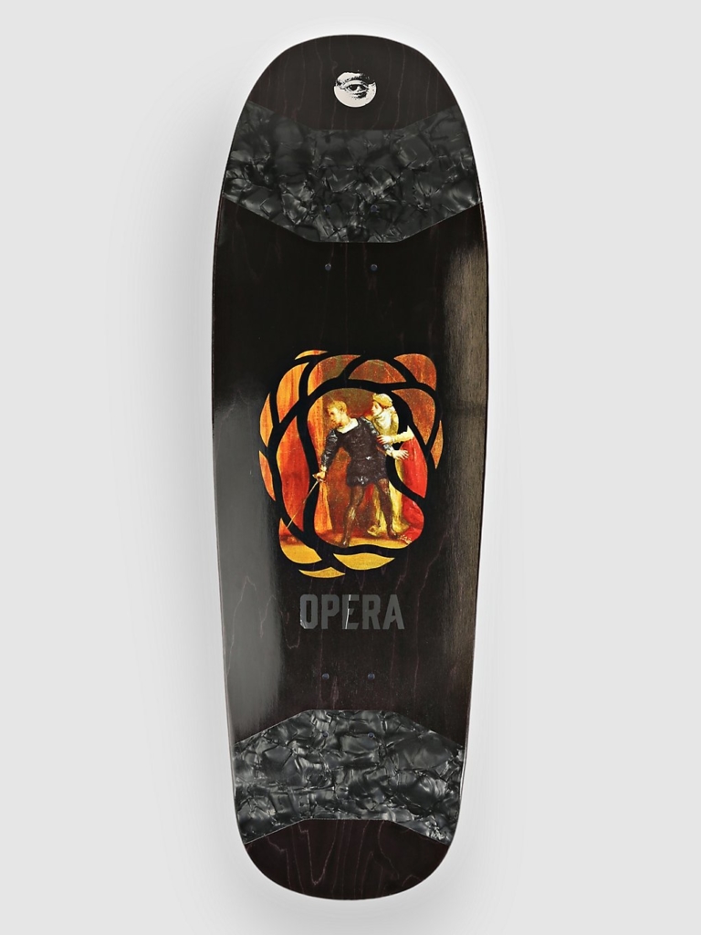 Opera Skateboards Back Stage Slick Shield 10″ Skateboard deck zwart