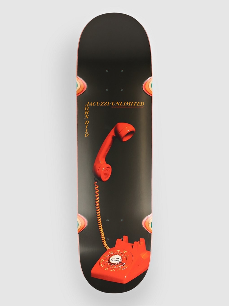 Jacuzzi Unlimited John Dilo On Hold 8.5″ Skateboard deck zwart