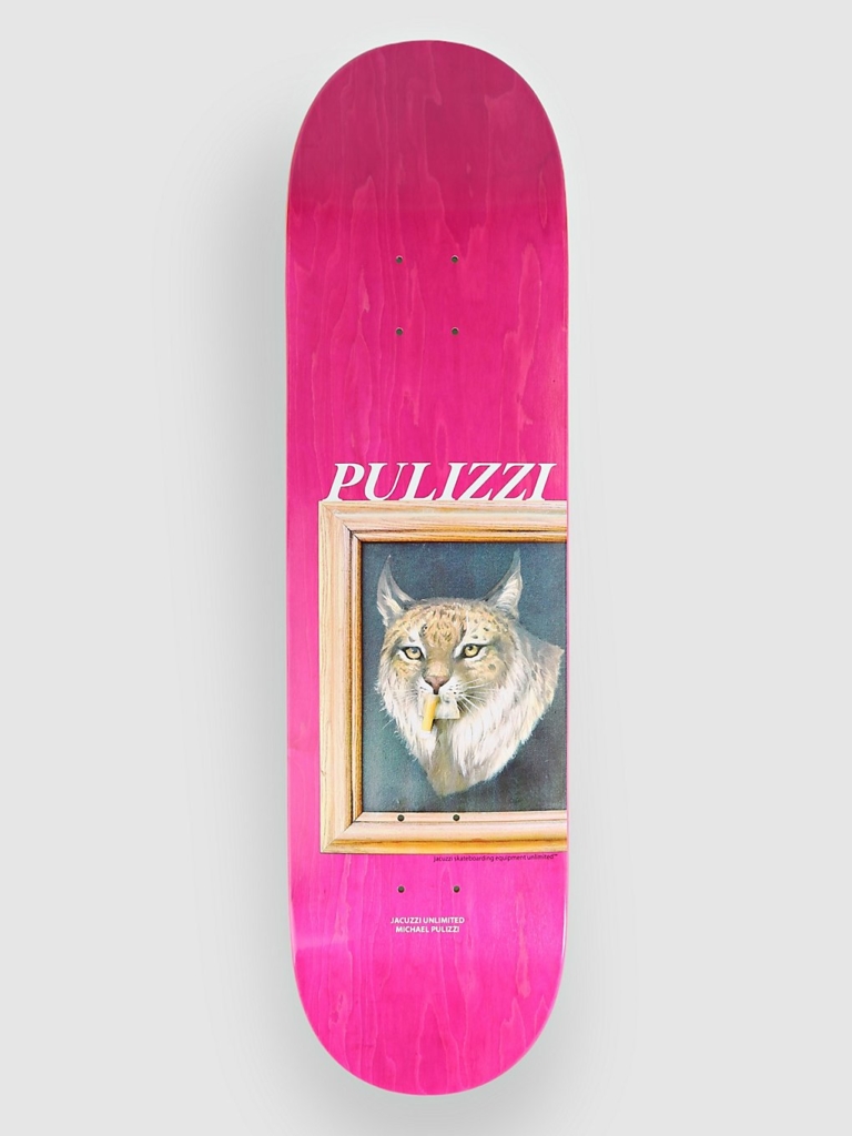 Jacuzzi Unlimited Michael Pulizzi Bobcat 8.375″ Skateboard deck roze