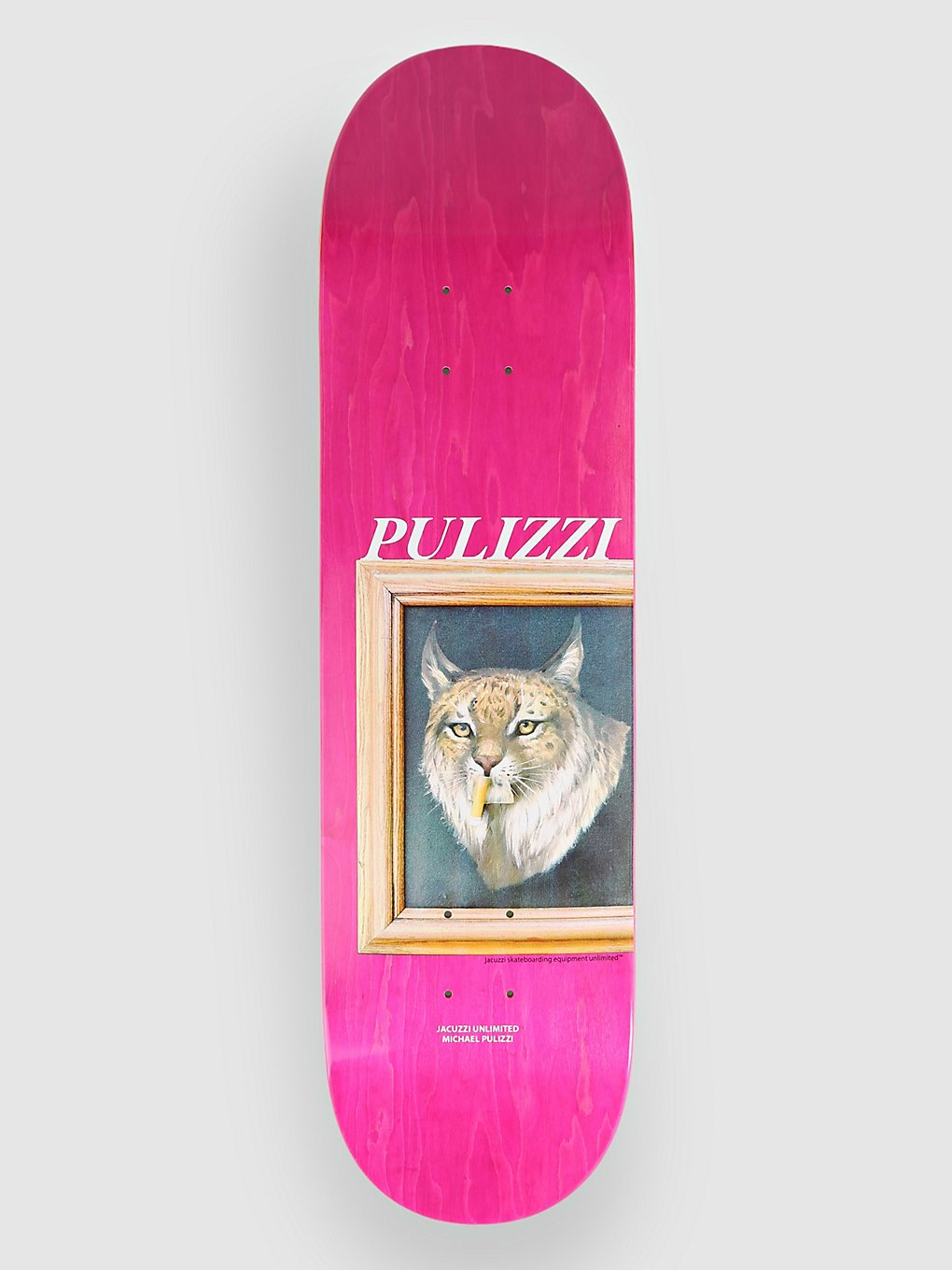 Jacuzzi Unlimited Michael Pulizzi Bobcat 8.375" Skateboard deck roze