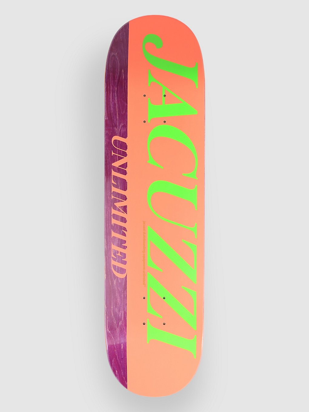 Jacuzzi Unlimited Flavor 8.25" Skateboard deck rood