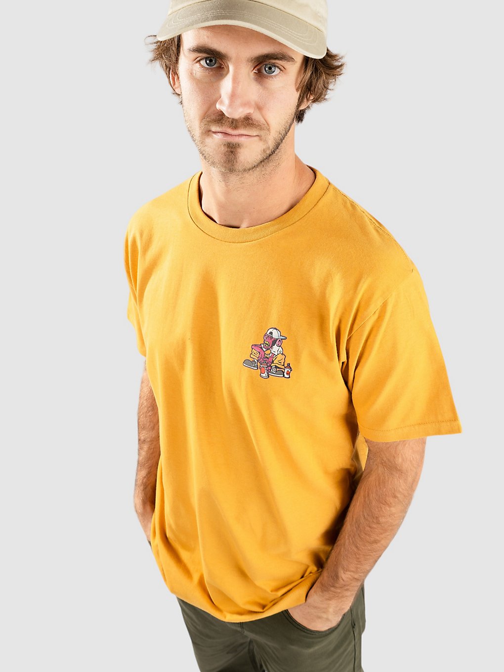 Empyre Ape Loner T-Shirt geel