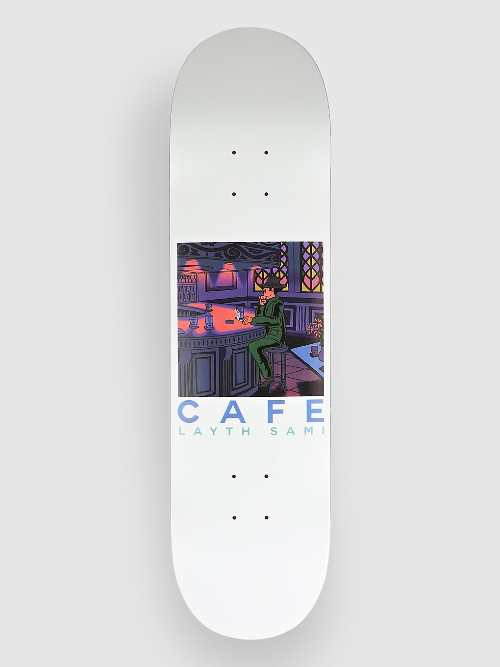 Skateboard Café Barfly 8.25" Skateboard deck wit