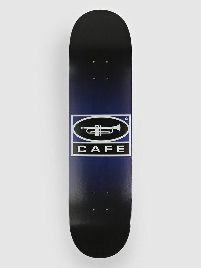 Skateboard Café Trumpet Logo 8″ Skateboard deck blauw