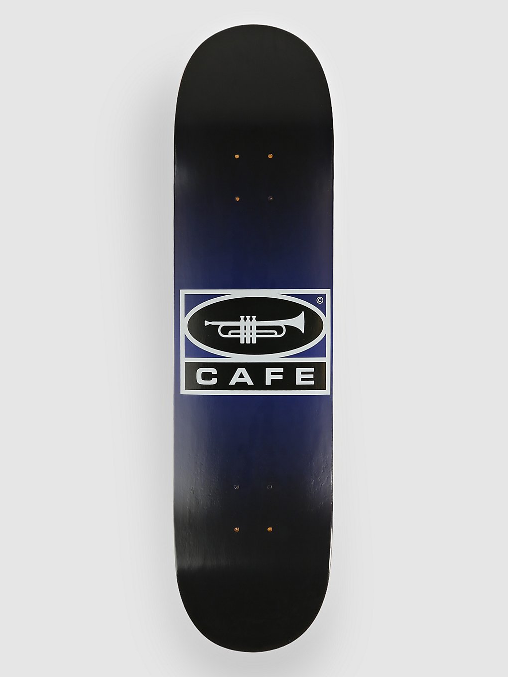 Skateboard Café Trumpet Logo 8" Skateboard deck blauw