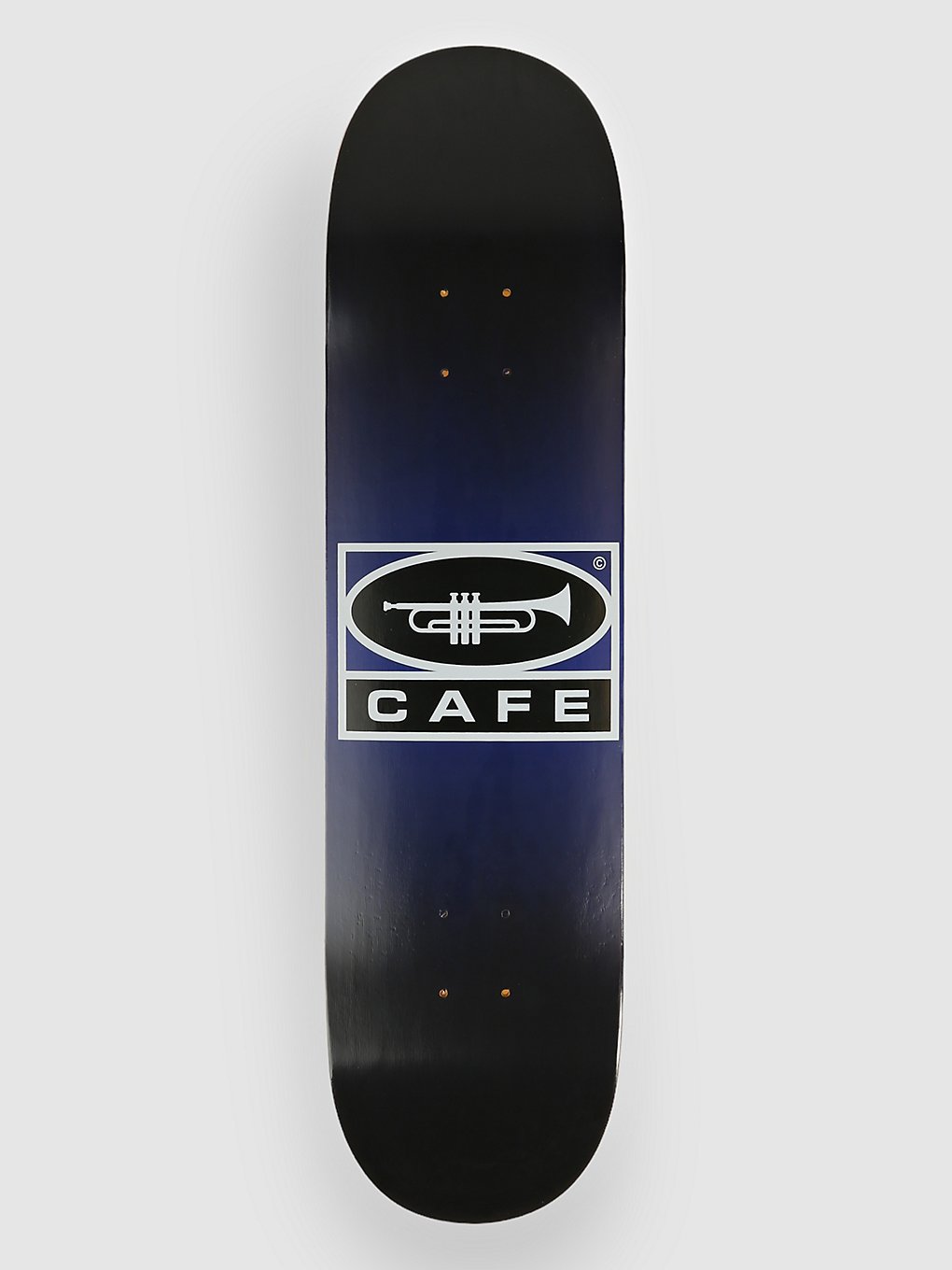 Skateboard Café Trumpet Logo 8" Skateboard deck blauw