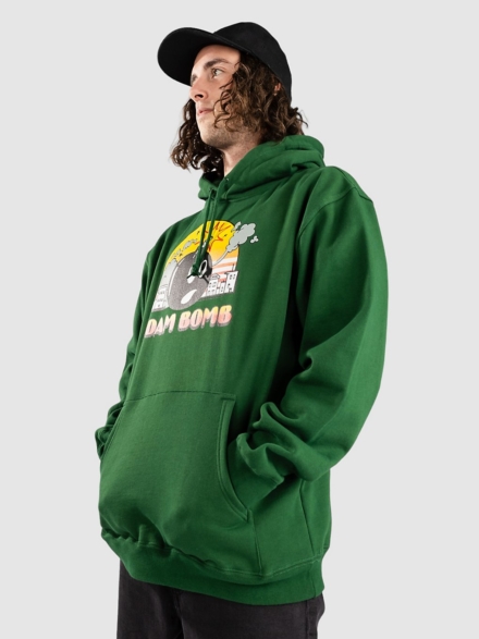 Adam Bomb City Po Hood Hoodie groen