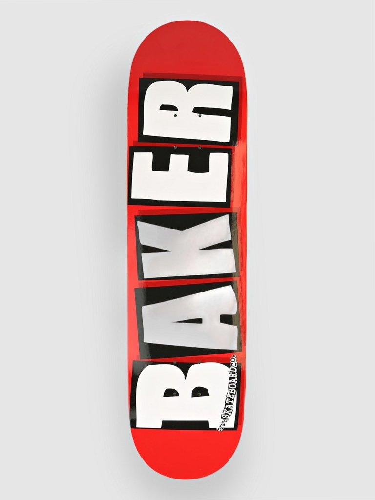 Baker Brand Logo 8.125″ Skateboard deck rood