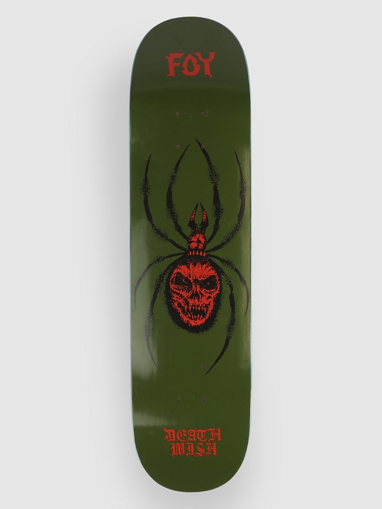 Deathwish Arachnophobia 8″ Skateboard deck zwart