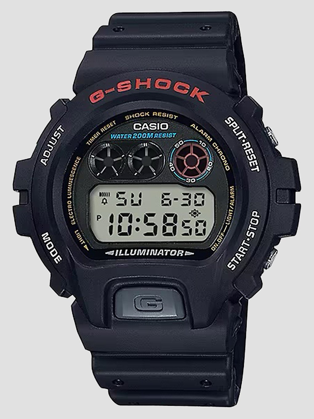G-SHOCK DW-6900-1VER Horloge zwart