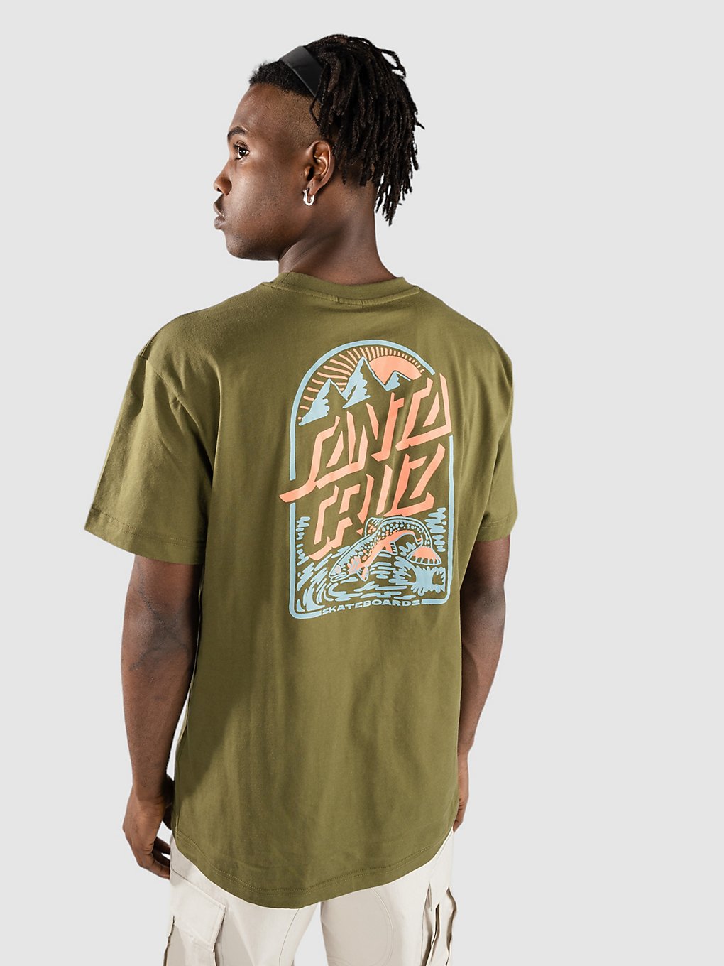 Santa Cruz Retreat T-Shirt groen