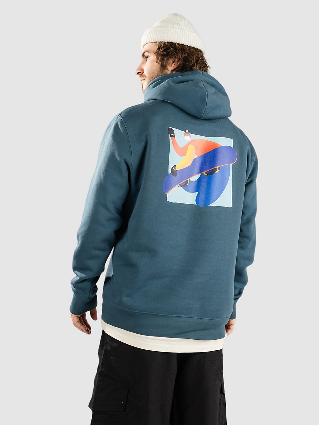 Absolut Park Vintage Winter Board Hoodie blauw