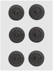 Burton Aluminium Stud Mat Zwart