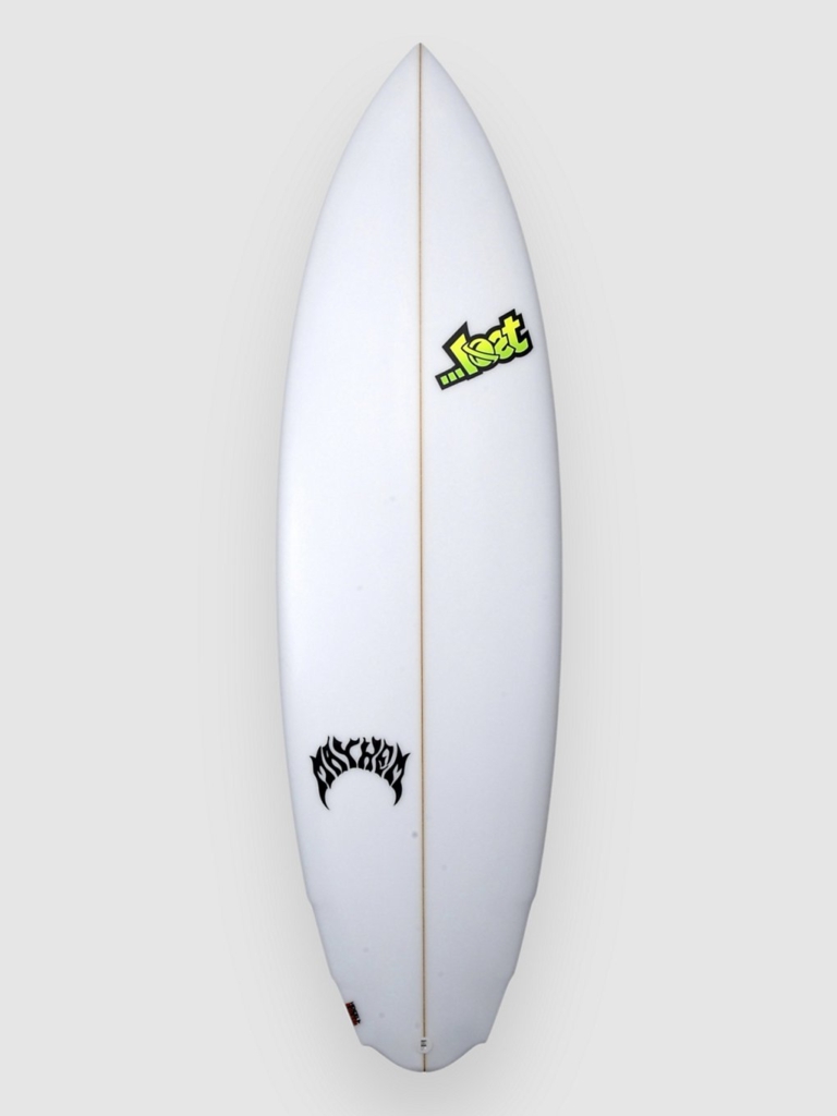 LOST V3 5’7 Surfboard patroon Wit