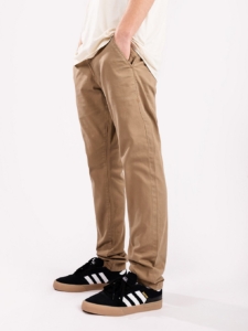 REELL Flex Tapered Chino Broek Dark Sand
