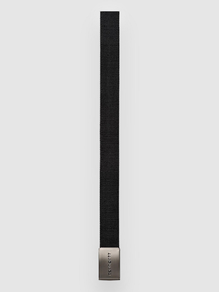 Carhartt WIP Clip Chrome Riem Zwart