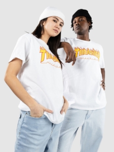 Thrasher Flame T-Shirt Wit